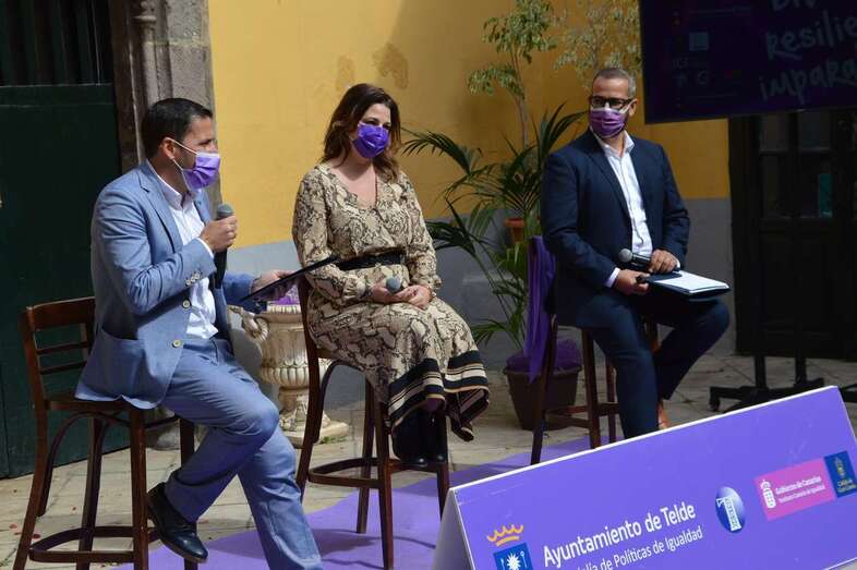 Momento de la presentación del programa de actos con motivo del 8 de Marzo/TA.